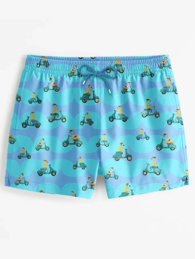 Scooter Flamingo Swim Shorts