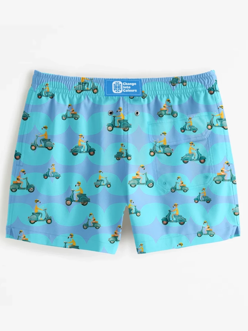 Scooter Flamingo Swim Shorts