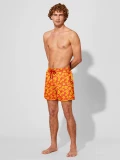 Flora Red Swim Shorts