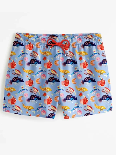 Sea Animals Swim Shorts