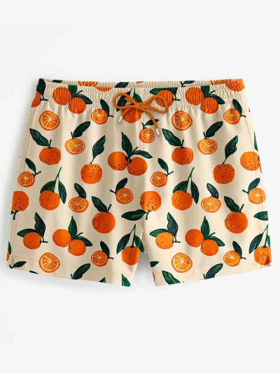 Oranges Madness Swim Shorts