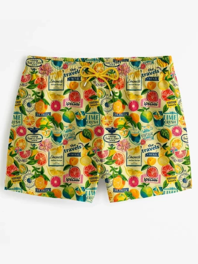 Citrus Fruits Swim Shorts