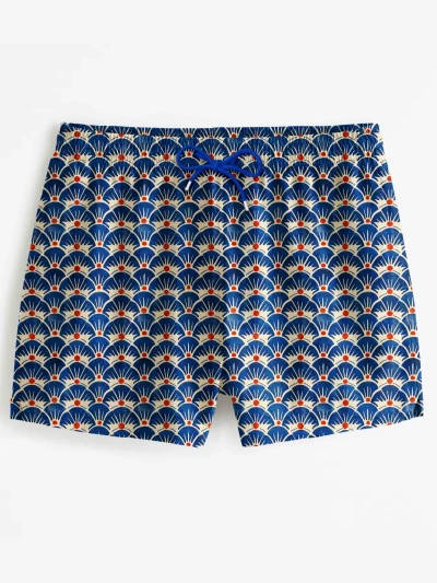 Geometric Sunset Swim Shorts