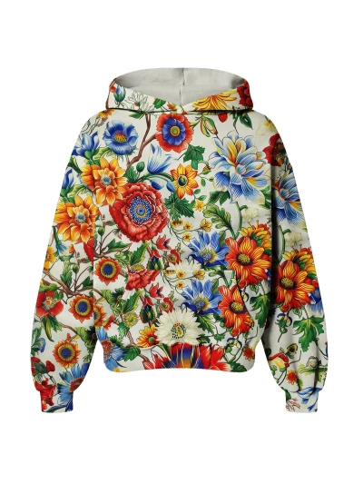 Blooming Meadow Womens Oversize Hoodie