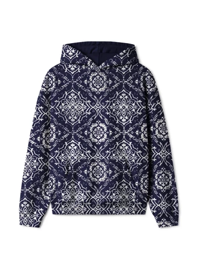 Greek Mosaic Mens Oversize Hoodie