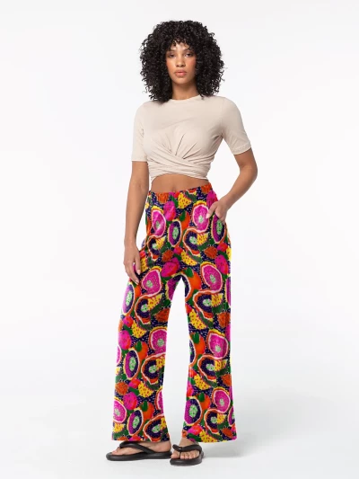 Colorful Fruits Long Loose Pants