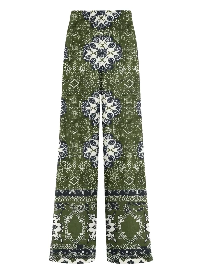 Ancient Ornament Long Loose Pants