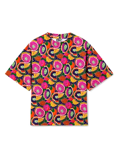 Colorful Fruits Womens Oversize T-shirt