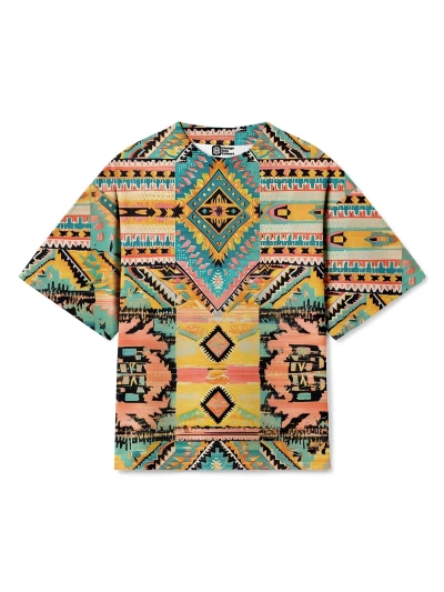 Tribal Art Mens Oversize T-shirt