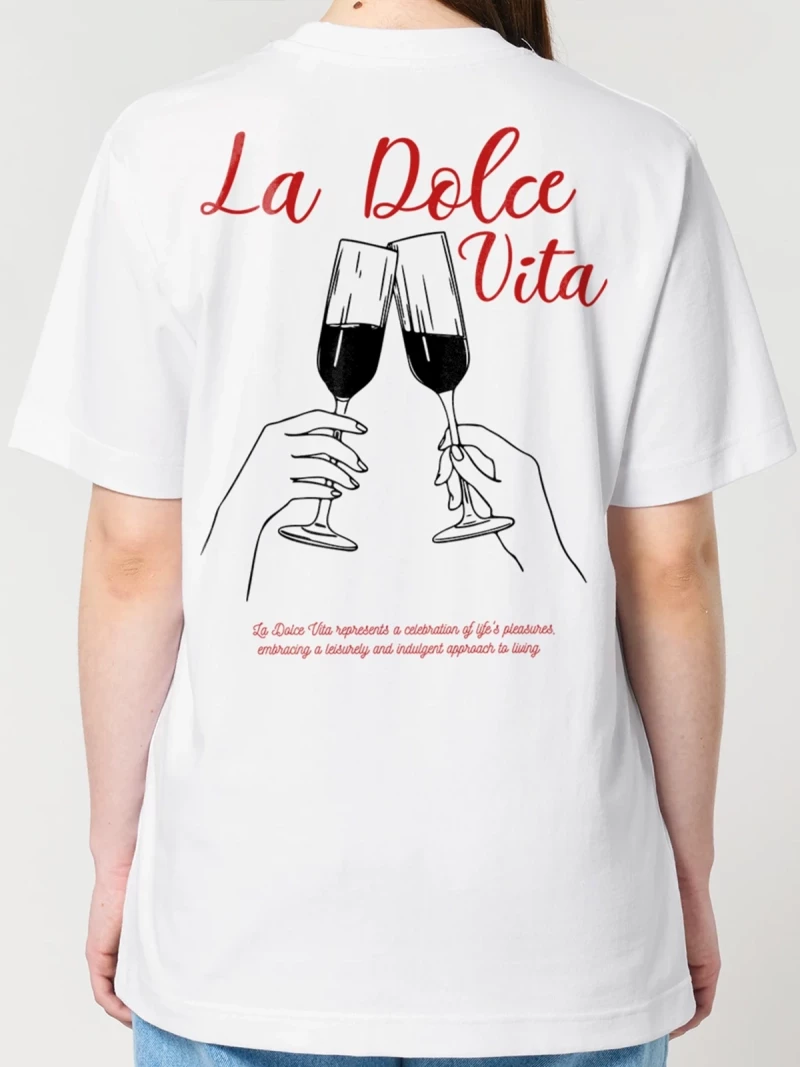 La Dolce Vita womens t-shirt back