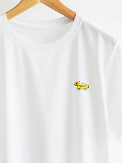 Duckboy Womens T-shirt close up