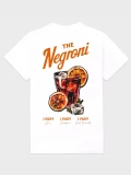 Negroni white womens cotton t-shirt back