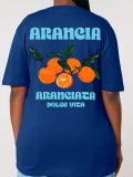 Arancia navy womens cotton t-shirt back