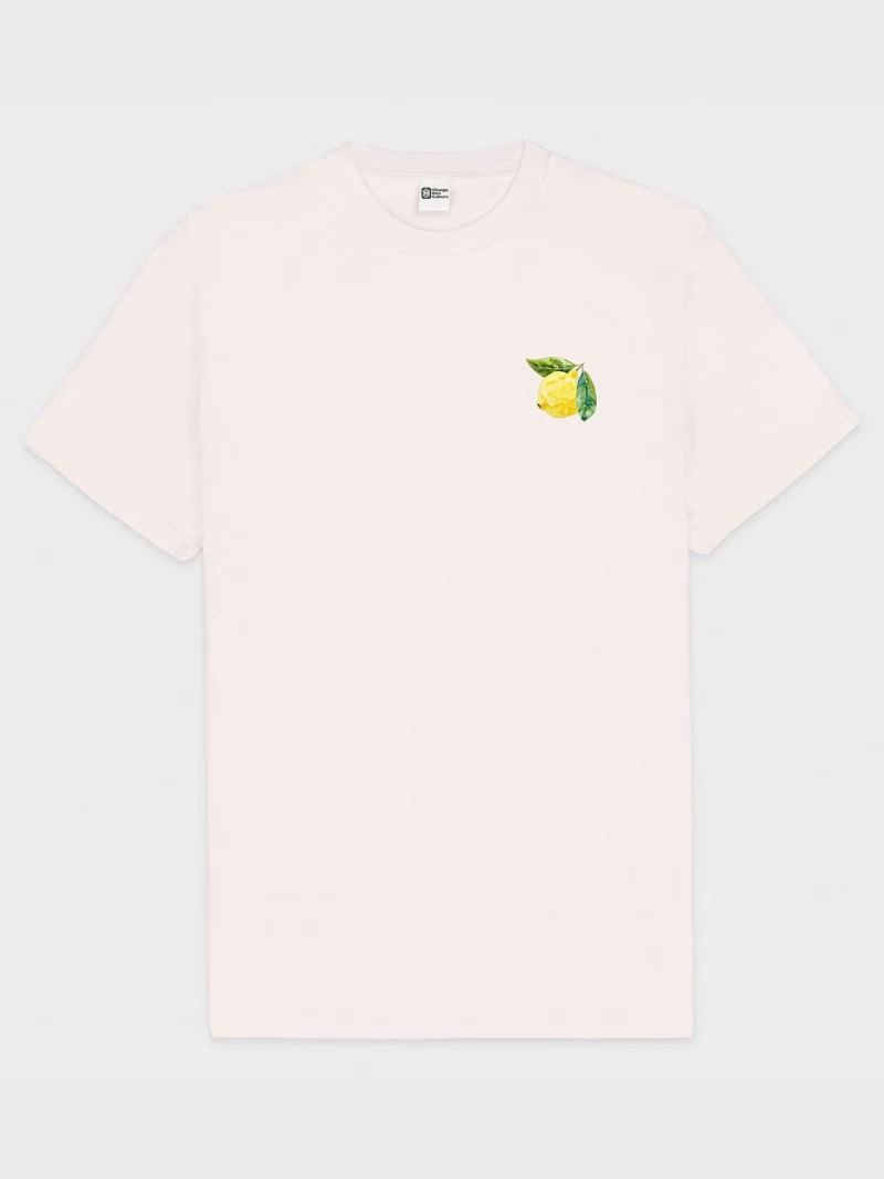 Limoncello natural cotton t-shirt