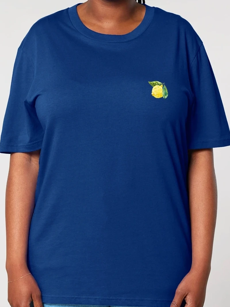 Limoncello navy womens cotton t-shirt