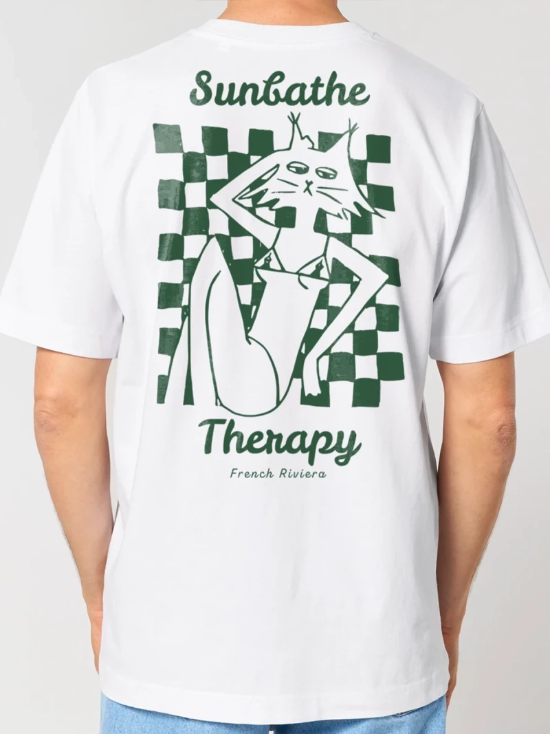 Sunbathe Therapy cotton t-shirt