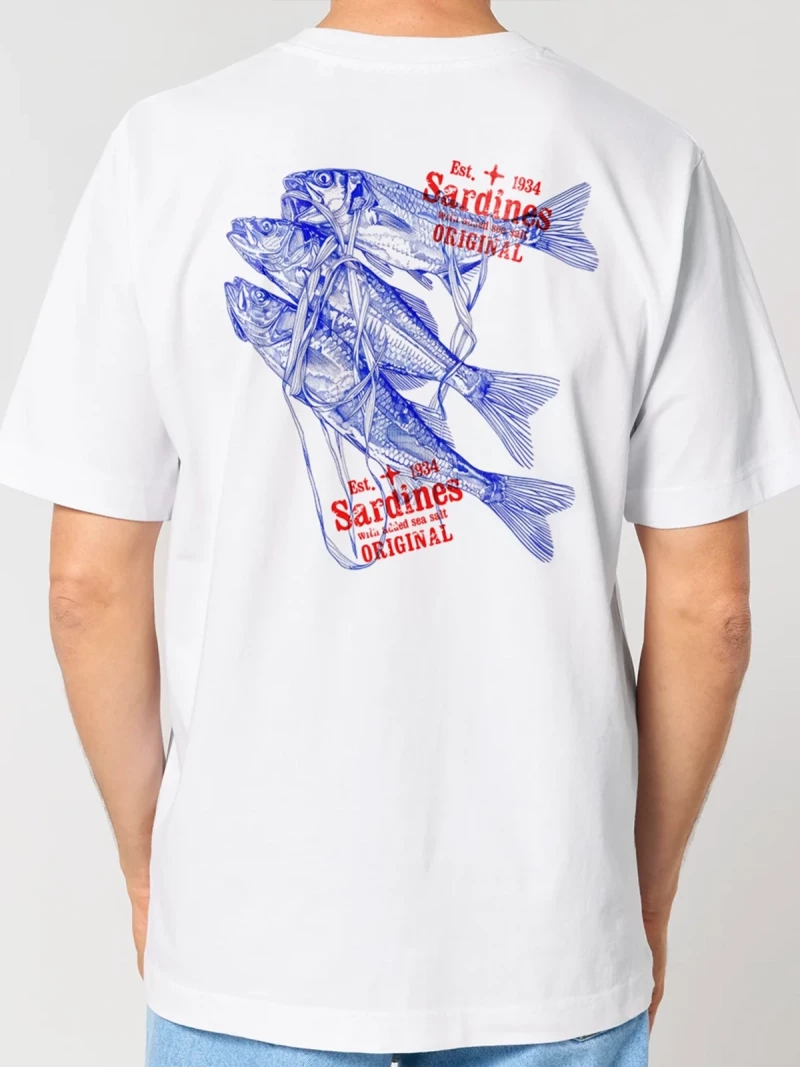 Sardines cotton t-shirt