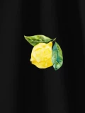 Limoncello black t-shirt close up