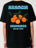 Arancia mens black t-shirt back