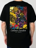 Colour Garden mens black t-shirt back