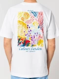 Colour Garden mens t-shirt back