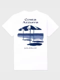 Costa Azzurra white cotton t-shirt back