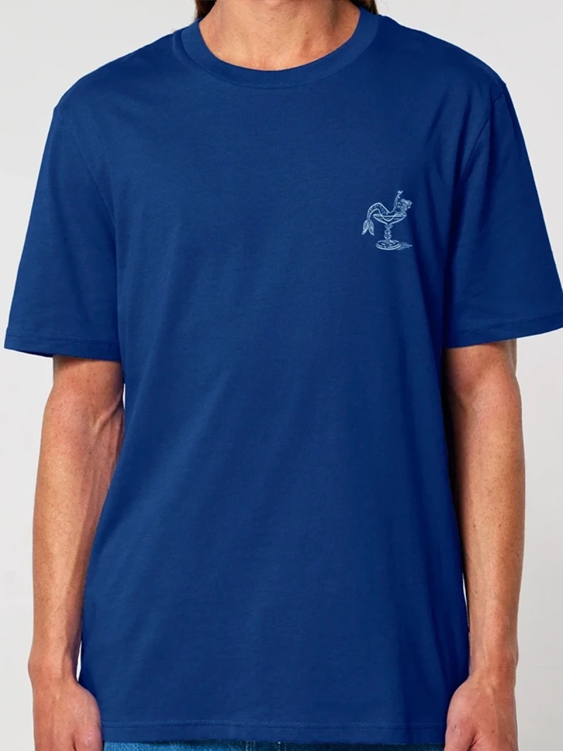 Aperitivo navy mens cotton t-shirt