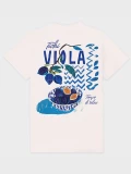 Fichi Viola natural cotton t-shirt back