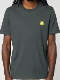 Limoncello anthracite mens cotton t-shirt