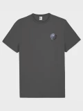 Oyster anthracite cotton t-shirt