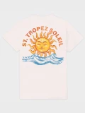 Saint Tropez Soleil natural cotton t-shirt back