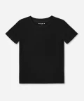 Crew-neck women's t-shirt - black, Basiclo