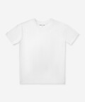 T-shirt męski z okrągłym dekoltem - biały, Basiclo