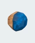 Kamienie z drewna - niebieska żywica, ChopzWood