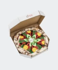 Pizza Italiana - 4 pary - kolorowe skarpetki, Rainbow Socks