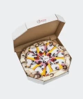 Pizza Capriciosa - 4 pary - kolorowe skarpetki, Rainbow Socks
