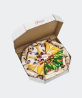 Pizza Italiana / Hawajska / Capriciosa - 4 pary - kolorowe skarpetki, Rainbow Socks