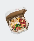 Pizza Italiana / Hawajska / Pepperoni - 4 pary - kolorowe skarpetki, Rainbow Socks