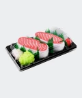 Sushi łosoś - 1 para - kolorowe skarpetki, Rainbow Socks