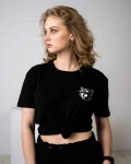 Illuminati Cat - black t-shirt, DeeJayPallaside