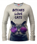Bluza damska BITCHES LOVE CATS