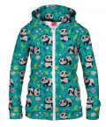 PANDA'S PATTERN Hoodie Zip Up