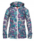 Bluza z zamkiem FLORAL BLUE PAISLEY