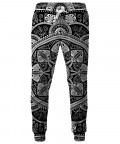 BLACK AND WHITE MANDALA Sweatpants