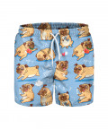 I LOVE PUGS Swim Shorts