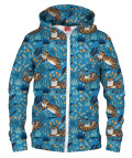Bluza z zamkiem CUTE TIGERS PATTERN
