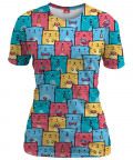 Koszulka COLORFUL CATS PATTERN