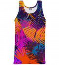 Colorful Palm tank-top