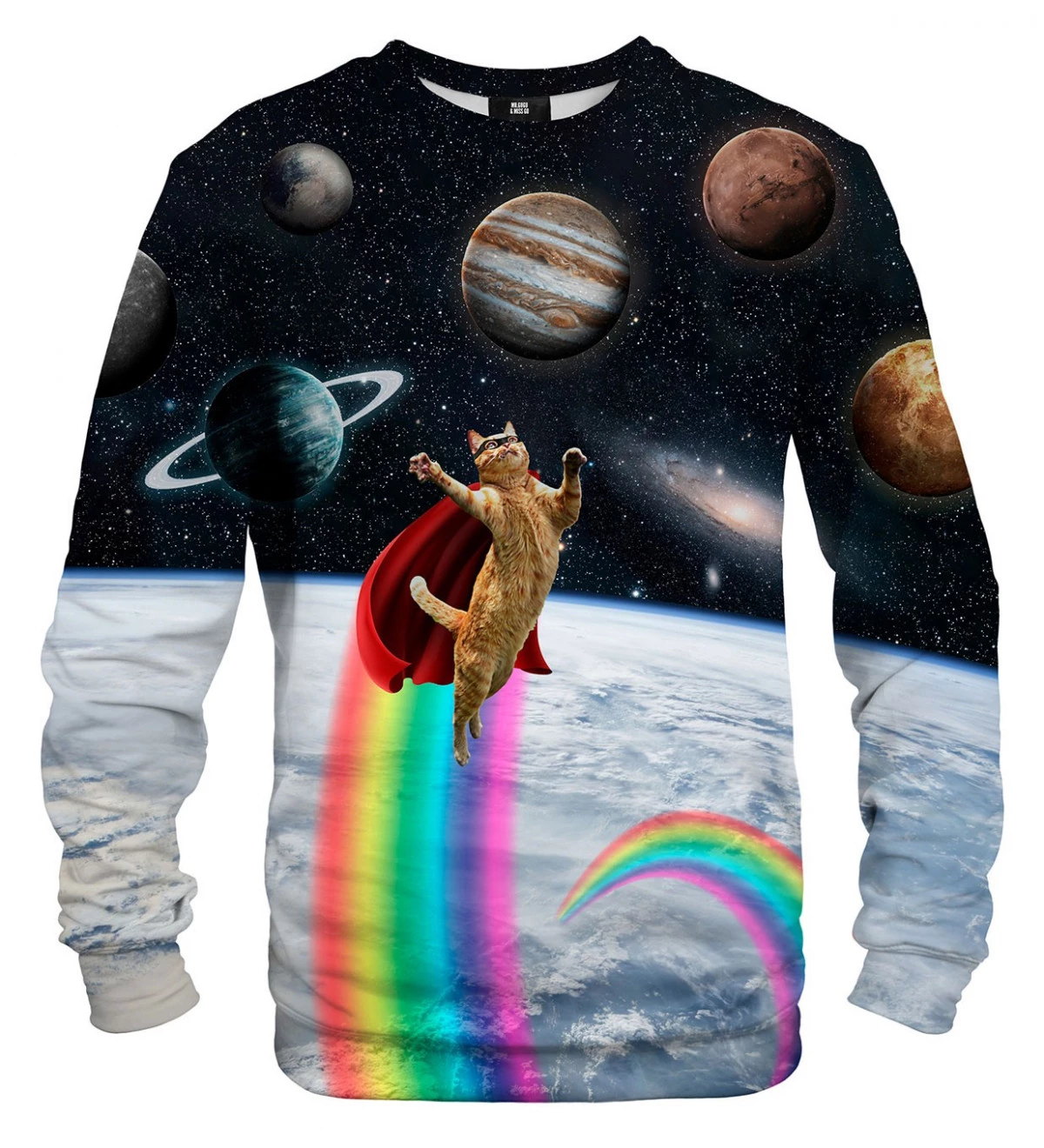 Super Cat in Space sweater