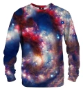 Red Blue Nebula sweater